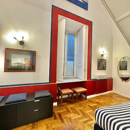 Alma De Templarsf - Stunning Design With Sea View And Terrace Naples