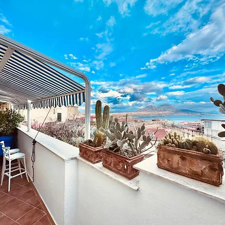 Alma De Templarsf - Stunning Design With Sea View And Terrace * Naples